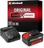 Einhell Starter Kit 4,0 Ah Power X-Change (Lithium-Ion, 18V, 1 chargeur + 1 batterie 4,0 Ah, pour tous les appareils Einhell Power X-Change)