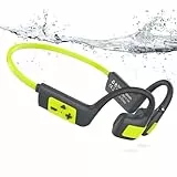 MONODEAL Casque Conduction Osseuse Natation, Ecouteur Waterproof Natation Bluetooth 5.4 IP68 MP3 Etanche Natation 32GB,Ecouteurs Sport Ecouteur Piscine, Natation, la Course Pied