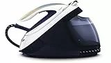 Philips PerfectCare Elite Centrale Vapeur - 2700W, Effet Pressing 520 g, 7,5 Bar, Technologie OptimalTEMP, Mode ECO, T-ionicGlide, Bleu/Blanc (GC9635/20)