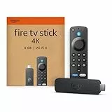 Amazon Fire TV Stick 4K, Appareil de streaming avec prise en charge du Wi-Fi 6 et des technologies Dolby Vision/Atmos et HDR10+