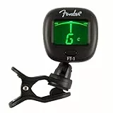 Fender FT-1 Pro Accordeur à Pince, Pour Guitares Electrique, Acoustiques & Basses, Noir