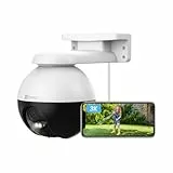 EZVIZ Caméra de Surveillance 3K 360° PTZ Wi-FI d'extérieur avec Suivi Automatique, détection de Personnes et de véhicules, Vision Nocturne en Couleur et Audio bidirectionnel, étanche IP65, C8W Pro 5