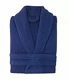 Top Towel Élégant Peignoir pour Femme et Homme 100% Coton, 500 g/m² -Option Capuche-Doux et Absorbant pour Douche, Spa et Piscine, Marin, XL