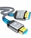 Snowkids Câble HDMI 2.0 haute vitesse 4K 10 m Ultra 18 Gbps 4K @ 60 Hz Prend en charge la vidéo UHD 2160p, HD 1080p, 3D, Ethernet, HDCP 2.2 ARC, compatible avec Fire TV, PS3, PS4 Netfilx