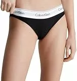 Calvin Klein Femme Slip Bikini Coton Stretch, Noir (Black), L