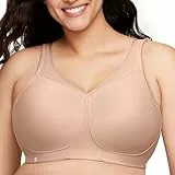 Glamorise Femme Magiclift Sport Sans Coutures Sans Armature #1006 Soutien Gorge, Chair, 90B EU