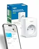 Tapo Prise Connectée WiFi, Prise Intelligente Compatible avec Alexa et Google Home, 10A Type E, Contrôler Le radiateur, la cafetière, la Lampe à Distance, Aucun hub requis, Tapo P100(FR) 1 Pack
