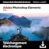 Adobe Photoshop Elements 2026 |Licence 3 ans | 1 appareil |1 Usager|PC/Mac|Téléchargement