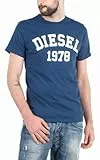 Diesel - T-Shirt - Homme Grey Marl (912) - Bleu - XXL