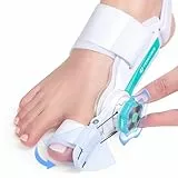 TENICORE Orthese Hallux Valgus Boutons Réglables Separateur D'orteil Attelle pour Hallux Valgus Homme et Femme Pour Redresser les Orteils 1 Pièce