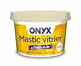 Onyx - Mastic Vitrier Beige à l’Huile de Lin - Pose et Étanchéité Vitrage sur Châssis en Bois - 1kg