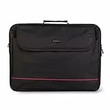 MONRAY PASSENGER - Sacoche en Nylon pour Ordinateurs Portables jusqu'à 16', Couleur Noire