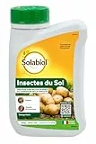 SOLABIOL Insectes Du Sol - 600g - Jusqu'à 125m² - Granulés A Epandre - Dosage Facile - Taupins et Mouches De La Carottes - Utilisable En Agriculture Biologique SOSOL600N