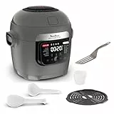 Moulinex Multicook Fry Multicuiseur et air fryer, 12 programmes, 6 L, Gris, Spatule incluse YY5553FB