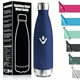HoneyHolly Bouteille Isotherme, Acier Inoxydable 18/8, Gourde Isotherme 750ML, Sans BPA, Gourde Sport, Étanche Double Isolation, Water Bottle pour Le Camping, Gymnases, Sports, Écoles