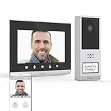 EXTEL 720321 Visiophone connecté - sans fil, longue portée 350 mètres - Wave 2, Noir