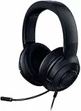 Razer Kraken X Lite - Casque de Jeu PC Filaire ultraléger - Microphone cardioïde Pliable Surround Sound (230 g léger, 3,5 Jack pour PS4, PS5, Switch, Xbox One, Xbox Series X|S) Noir