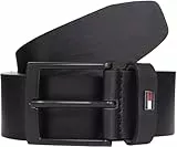 Tommy Hilfiger Homme Ceinture Adan 3,5 cm Cuir, Noir (Black), 95 cm