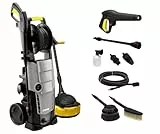 LAVOR Nettoyeur Haute Pression GALAXY 160 GL avec Enrouleur, deux Brosses et Accessoire Lave Sols, Puissance 160 bar max, Débit 510 l/h max, Moteur 2500W