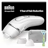 Braun Épilateur À Lumière Pulsée Silk·expert Pro 3 PL3122 Épilation Semi-Définitive, Jusqu'à 1 An De Peau Douce, Alternative Au Laser, Rasoir Venus, 2 Têtes Pour Épiler Jambes, Visage, Maillot Et Plus