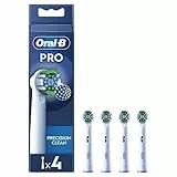 Oral-B Pro Precision Clean Brossettes pour Brosse à dents électriques, Pack De 4 Unités