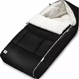 MONZANA® Chancelière universelle pour bébé Noir chancelière pour poussette cosy bébé siège auto couchage imperméable hiver