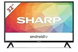Sharp 32FG6EA - Android TV (11) Smart 32' HD - 32 Pouces - Google Assistant, Chromecast, Bluetooth, 2xHDMI, 2xUSB, Dolby Audio, Active Motion 400