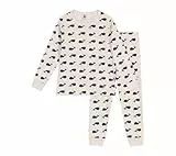 Petit Bateau A0DBO Pyjama, Beige/Bleu, 12 Ans Garçon
