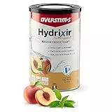 Overstim.s - Boisson Hydrixir Antioxydant (600g) - Boisson énergétique isotonique pour le sport – Electrolytes (sodium,magnésium) – Vitamines (B1,B6,C,E) – Réduction de la fatigue - Saveur Thé pêche