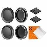 K&F Concept Z-Mount 2 x Cache Boitier 2 x Bouchon Arrière 2 x Protection Griffe 1 x Chiffon Compatible avec Nikon Z6/Z7/Z8/Z9/Z30/Z50/Z5/Z7 II/Z6 II/ZF C/Z6 III