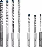 Bosch Accessories Coffret de 7x forets pour perforateur Expert SDS plus-7X (pour Béton armé, Ø 5-12 mm, Accessoire Marteau burineur)