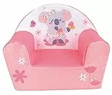 Fun House | Fauteuil Club pour Enfant Mimi Koala en Mousse | H42 x L52 x P33 cm | Origine France Garantie | Fauteuil Bébé | Housse Lavable | Fauteuil Chambre Bébé Koala | Idée Cadeau Dès 12 Mois