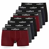 Boxers FM London lot de 4/8 pour hommes avec ceinture élastique - Boxers doux pour hommes