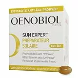 OENOBIOL SUN EXPERT Préparateur Solaire Anti-Âge - Efficacité Anti-Âge prouvée - Protection cellulaire renforcée - Favorise un hâle intense et éclatant - Complément Alimentaire 30 capsules - 1 mois