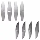 Coupe Bordure Lame De Rechange, 24V Coupe Bordure sans Fil avec Batterie Lame en Métal, Debroussailleuse Electrique Accessoires, pour Coupe Bordure sans Fil Garniture De Jardin,Metal Blade
