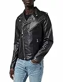 Schott NYC Homme Lc1140 Blouson Cuir, Noir, S EU