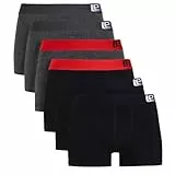 Lower East LE159 10 cm, Noir, Anthracite, Bleu foncé, 4XL (Lot de 6) Hommes