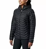 Columbia Powder Lite, Veste à capuche, Femme,Noir (Black),M