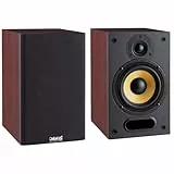 Davis Acoustics Mia 20 Rouge - Paire d'enceintes étagère 2 Voies/2 Haut-parleurs