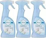 Febreze Lot de 3 vaporisateurs rafraîchissants pour tissu 3 x 375 ml Parfum coton frais