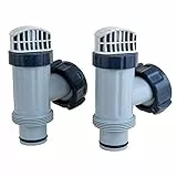 Intex Lot de 2 valves à piston hors sol avec joints et écrous
