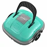 WYBOT Robot Piscine sans Fil pour Piscine Hors Sol Jusqu'à 80m², Double Motorisation Aspirateur Robot Piscine 100 Minutes d'Aspiration Puissante Robot | Stationnement Automatique Bleu