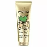 Pantene Pro-V x Keith Haring Art Collection Lisse & Soyeux Après-shampoing 3 Minute Miracle 220ml pour Cheveux Frisés et Secs, Aide à Lisser et Régénérer les Cheveux, À l'Acide Hyaluronique
