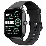 TOOBUR Montre Connectée Homme/Femme avec Alexa et Podometre, 1,8' Smartwatch avec 100 Sports, Repondre Appel et cardiofrequencemetre, Étanche IP68 pour Natation, Compatible avec iOS et Android