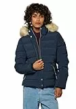 Kaporal DIBBY Parent, Veste pour Femme, Coupe Regular, Manches Longues, XXLModèle Mibby, Couleur Navy, Taille