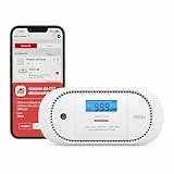 X-Sense Détecteur de Monoxyde de Carbone Wi-FI Compatible avec l’Appli X-Sense Home Security, Station de Base SBS50 Requise, XC01-M, Lot de 1