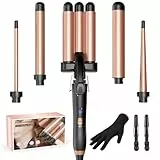 BESTOPE MIX Boucleur 3 Tete Fer a Boucler-[22mm] Boucleur a Cheveux en Céramique Fer à Friser 2 Températures, Fer a Onduler Chauffage Rapide pour Cheveux Longs, Courts