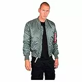 Alpha Industries Alpha Indutries MA-1 VF 59 Blouson Bomber pour Homme, Vintage Green
