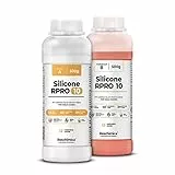Reschimica Silicone pour Moulage 1:1 R Pro 10, Caoutchouc de Silicone Liquide idéal pour Les moules Souples et Compatible avec Les résines, la Cire, Le plâtre et d'autres matériaux (1 kg)