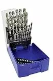 TIVOLY 11451070017 - Estuche G RECTIF 25 brocas metal punta en cruz HSS Ø 113 mm 1/2